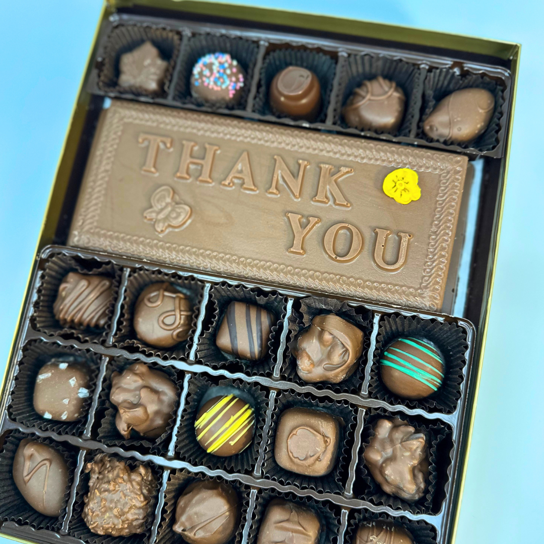 Thank You Chocolate Assortment Gorant Chocolatier