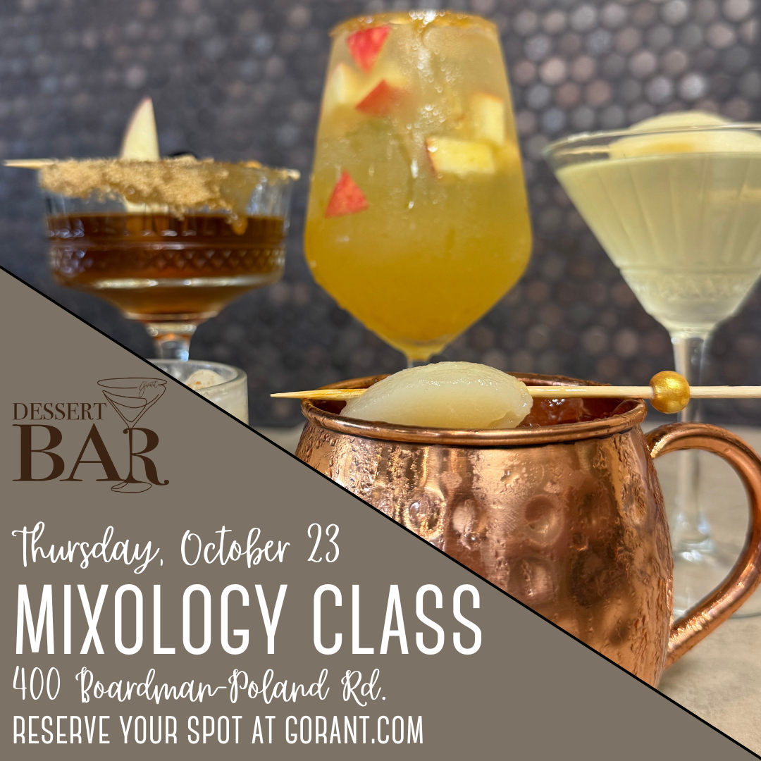 Mixology Class at The Gorant Dessert Bar – Gorant Chocolatier