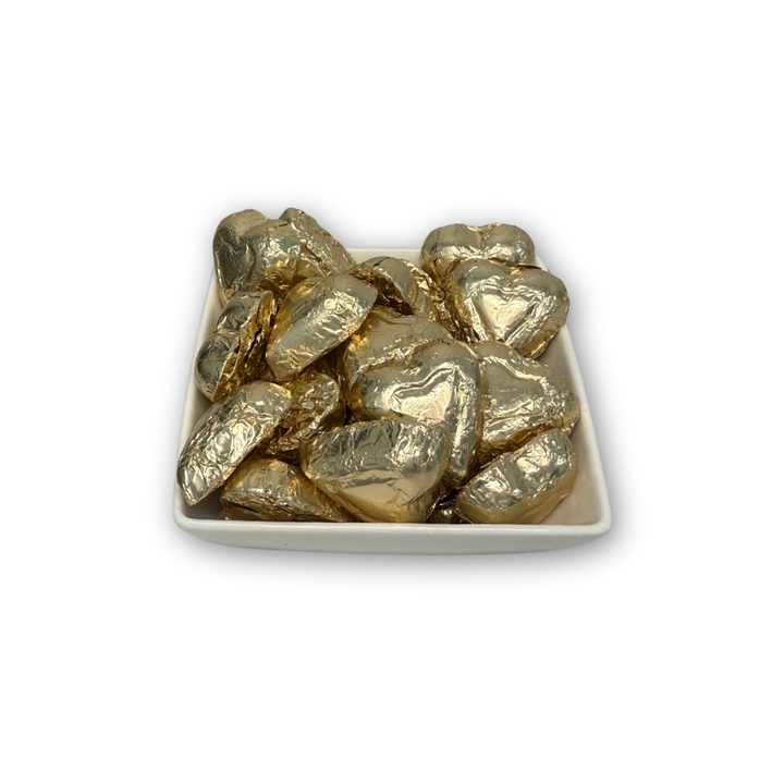 Gold Foil Hearts