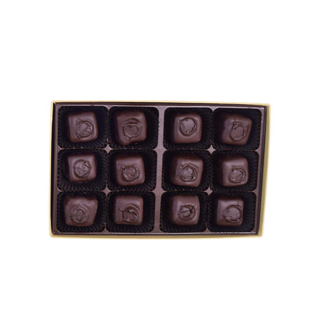 Dark Chocolate Plain Meltaway - 12 Piece