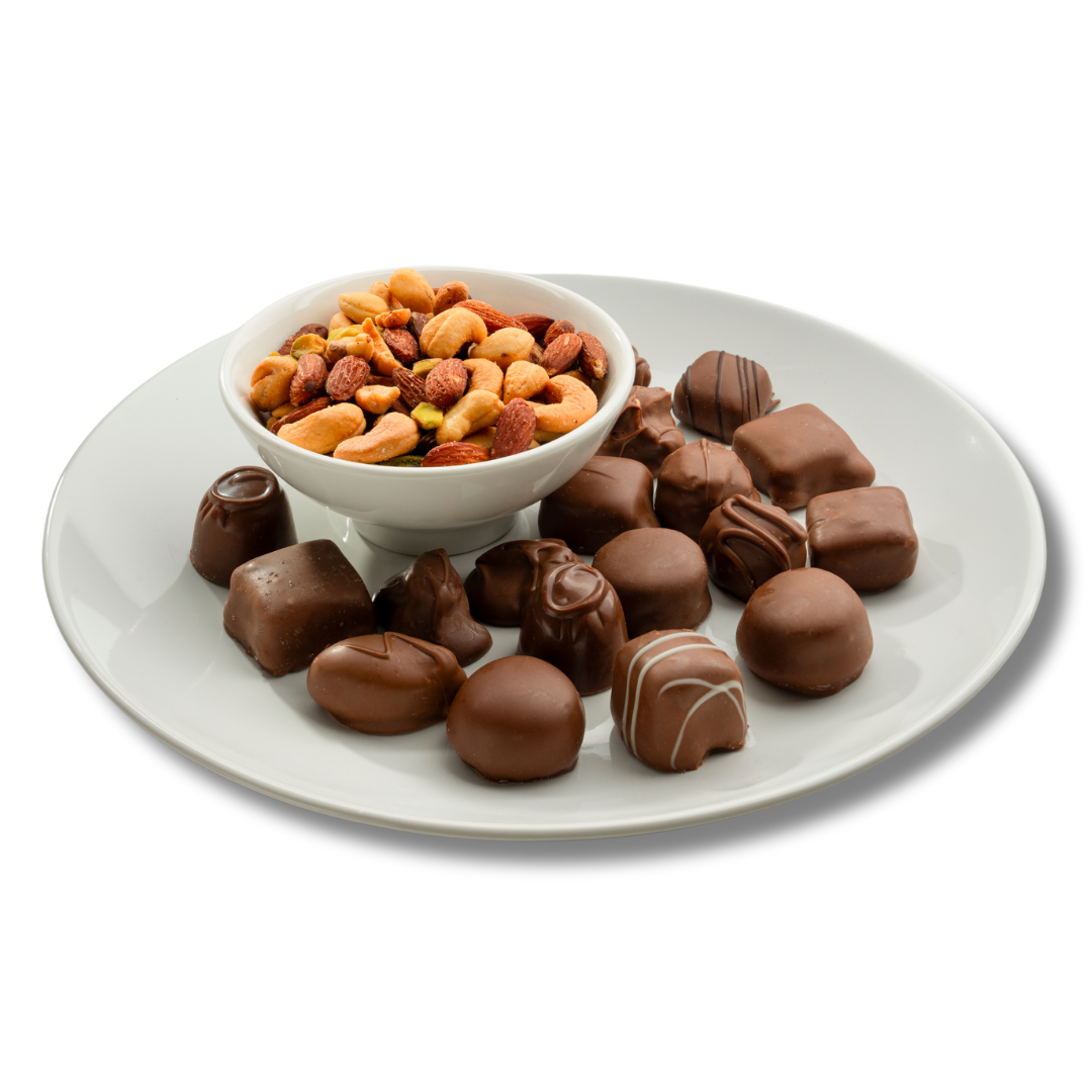 Milk Chocolate Samplette & Deluxe Nuts