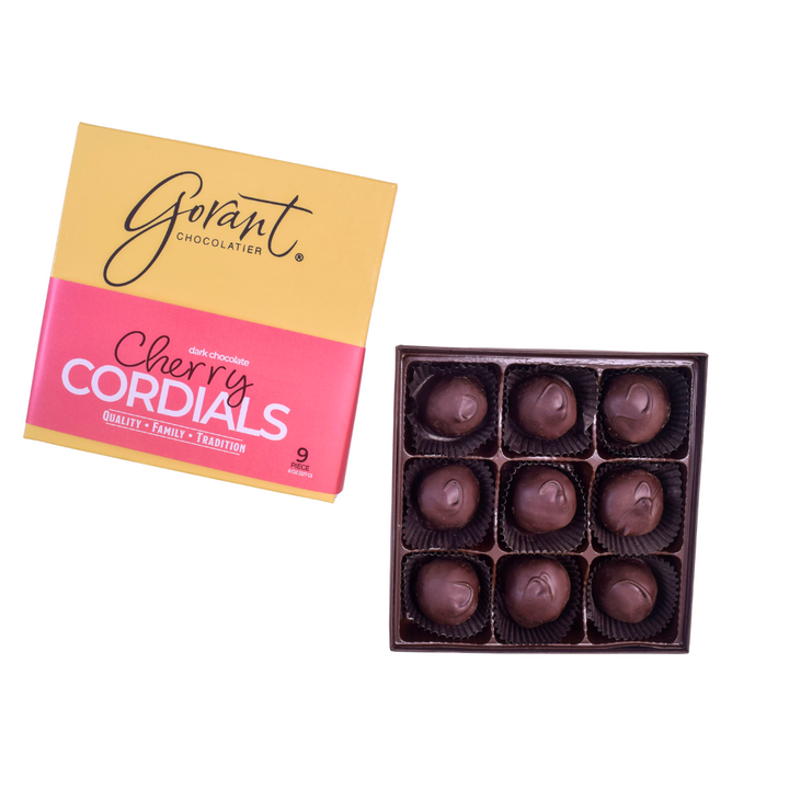 Dark Chocolate Cherry Cordials - 9 Piece