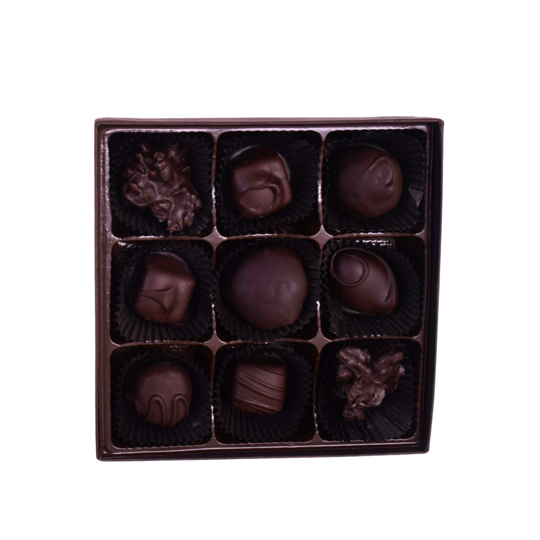 Dark Chocolate Assortment - 9 Piece