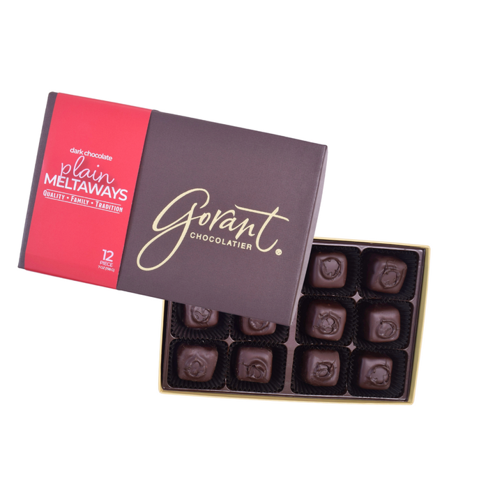 Dark Chocolate Plain Meltaway - 12 Piece