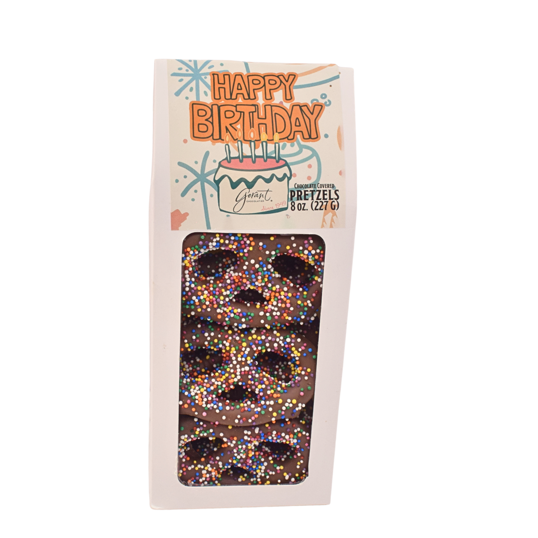 Birthday Pretzel Box