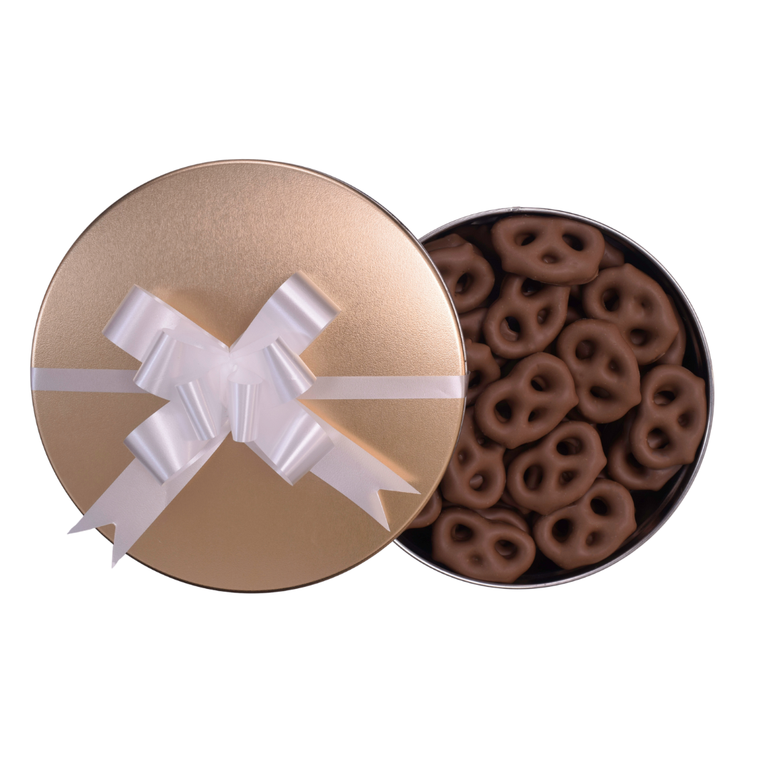 Pretzel Holiday Tin