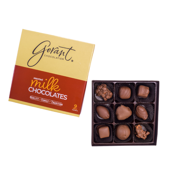 Milk Chocolate Assortment - 9 Piece – Gorant Chocolatier