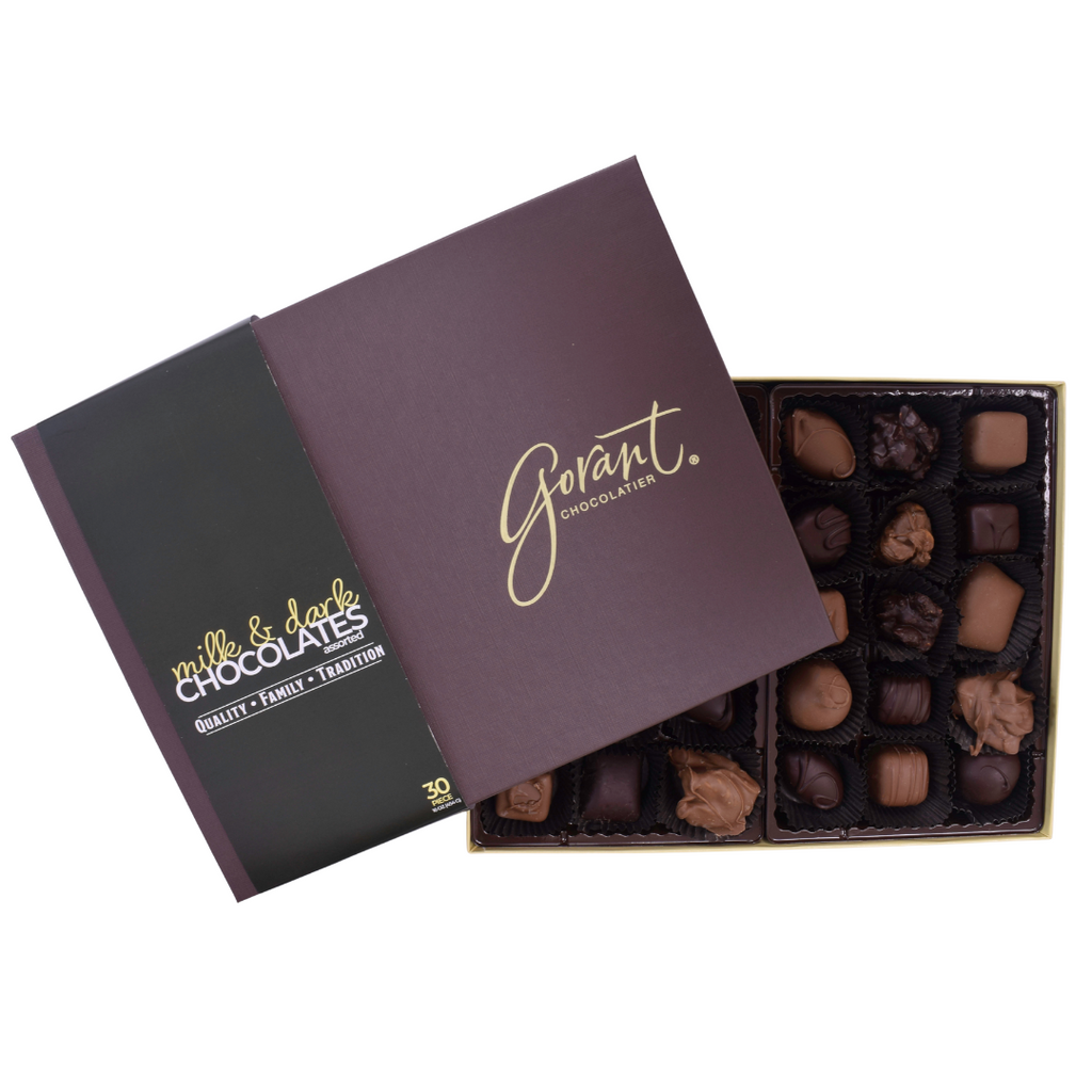 Milk and Dark Chocolate Assortment – Gorant Chocolatier Milk and Dark Chocolate Assortment – Gorant Chocolatier