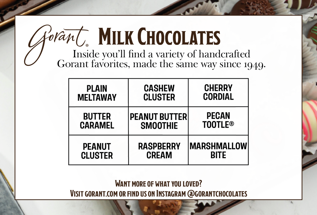 Milk Chocolate Assortment - 9 Piece