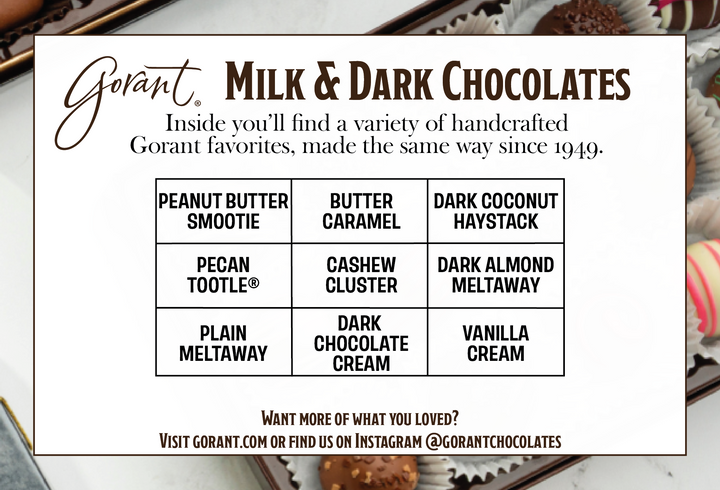Milk & Dark Chocolate Assortment - 9 Piece